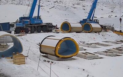 Relininig galleria dello scarico di fondo della diga di Zoccolo